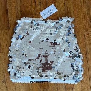 Sequin Sparkle Mini Skirt